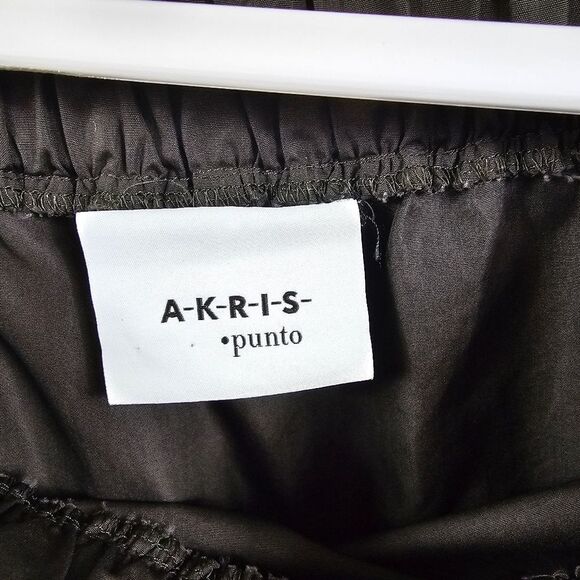 Akris Punto Off Shoulder Poplin Dress in Black - Size 12 - Picture 2 of 12